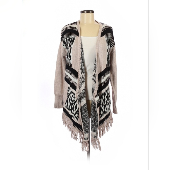AMERICAN EAGLE Fringe-Trim Cardigan Sweater Size XS - Picture 8 of 9